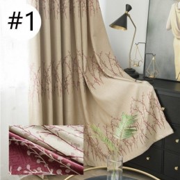 Måttbeställd Gardin American Plant Jacquard