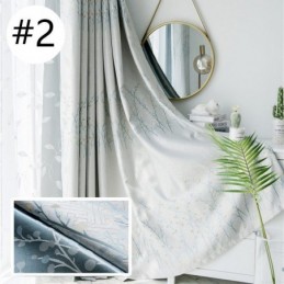 Måttbeställd Gardin American Plant Jacquard