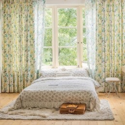 Mörkläggningsgardiner Amerikanskt Blommönster