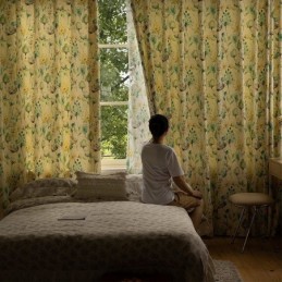 Mörkläggningsgardiner Amerikanskt Blommönster