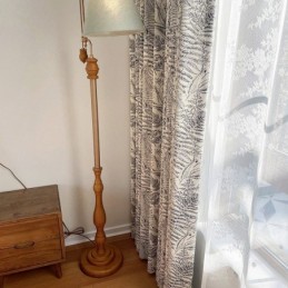 Chenillegardiner I Amerikansk Mörk Jacquard