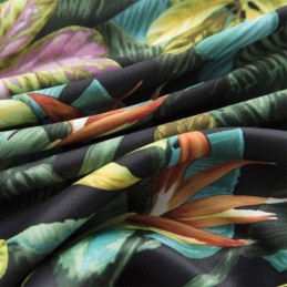 Högprecisionsgardiner I Amerikansk Stil Med Lövtryck