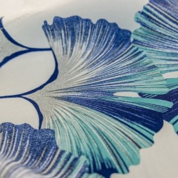 Måttbeställd Gardin Gardin I Nordisk Stil Med Lövtryck