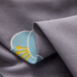 Måttbeställd Bomullsgardin Blommigt Tryckt Nordisk Stil