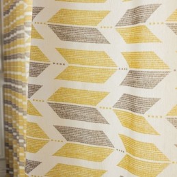 Mönstrad Gardin I Bomull, Nordisk Stil