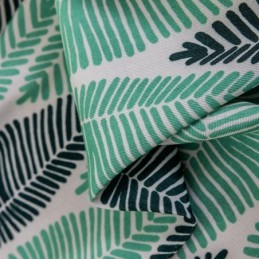 Mönstrad Gardin I Bomull, Nordisk Stil, Måttbeställd