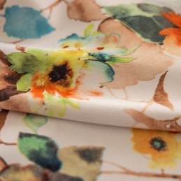 Måttbeställd Gardin Gardin Med Växttryck I Amerikansk Stil