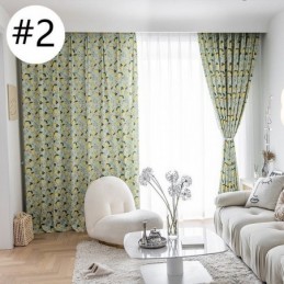 Måttbeställd Bomullsgardin Med Frukttryck, Nordiskt Tryck