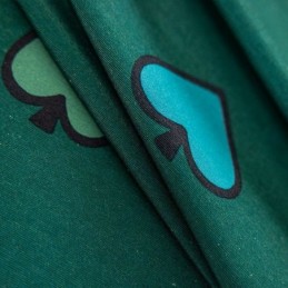 Bomullsgardin Måttbeställd Gardin I Nordisk Stil Med Hjärtmönster