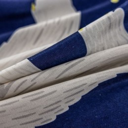 Bomullsgardin Måttbeställd Gardin Barnmodell Isbjörnstryck