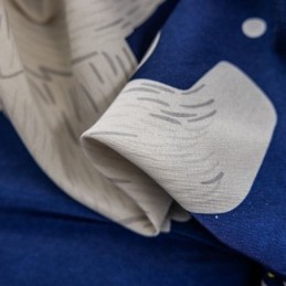 Bomullsgardin Måttbeställd Gardin Barnmodell Isbjörnstryck