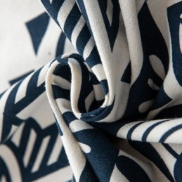 Blommig Linnegardin Måttbeställd Nordisk Stil För Vardagsrum/Sovrum