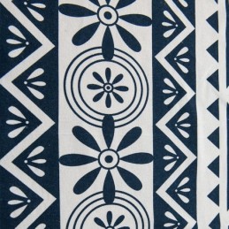 Blommig Linnegardin Måttbeställd Nordisk Stil För Vardagsrum/Sovrum