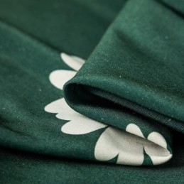 Måttbeställd Bomullsgardin Blommigt Tryckt Nordisk Stil