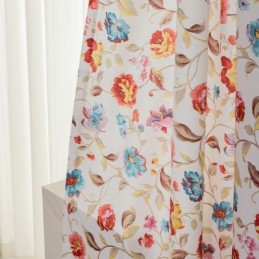 Gardiner I Amerikansk Stil Med Växttryck