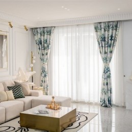 Gardiner I Skogsmönster I Amerikansk Stil