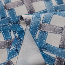 Bomullsgardin Måttbeställd Gardin Tryckt Nordisk Stil