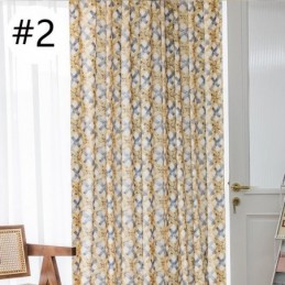 Bomullsgardin Måttbeställd Gardin Tryckt Nordisk Stil