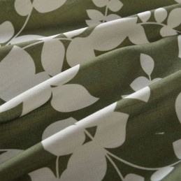 Mörkläggningsgardin Måttbeställd Gardin I Nordisk Stil Med Blommönster För Vardagsrum/Sovrum