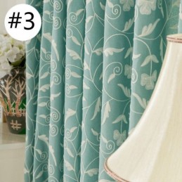 Mörkläggningsgardin I Bomull, Måttbeställd, Broderad, Nordisk Stil, För Vardagsrum/Sovrum