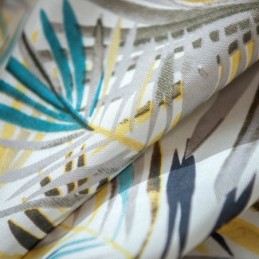 Bomullsgardiner Amerikanskt Färgglatt Bananblad