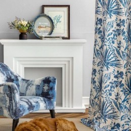 Växtmönstergardiner Måttbeställda Gardiner Mörkläggningsgardiner För Vardagsrum/Sovrum