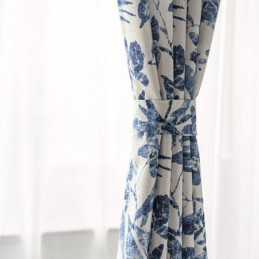 Växtmönstergardiner Måttbeställda Gardiner Mörkläggningsgardiner För Vardagsrum/Sovrum