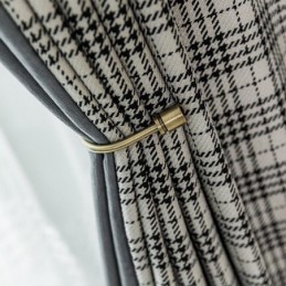 Gardiner Moderna Enkla Hundtandsmönster