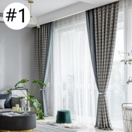 Gardiner Moderna Enkla Hundtandsmönster