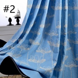 Nordisk Mörkläggningsgardin Måttbeställd Gardinväxt Broderad För Vardagsrum/Sovrum