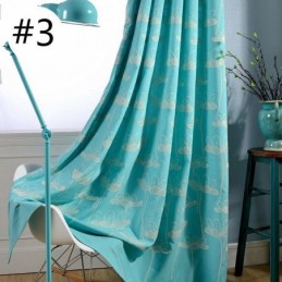 Nordisk Mörkläggningsgardin Måttbeställd Gardinväxt Broderad För Vardagsrum/Sovrum