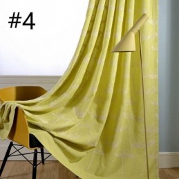 Nordisk Mörkläggningsgardin Måttbeställd Gardinväxt Broderad För Vardagsrum/Sovrum