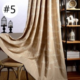 Nordisk Mörkläggningsgardin Måttbeställd Gardinväxt Broderad För Vardagsrum/Sovrum