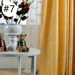 Nordisk Mörkläggningsgardin Måttbeställd Gardinväxt Broderad För Vardagsrum/Sovrum