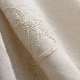 Mörkläggningsgardin Måttbeställd Gardin Nordisk Broderad För Vardagsrum/Sovrum