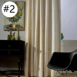 Mörkläggningsgardin Måttbeställd Gardin Nordisk Broderad För Vardagsrum/Sovrum