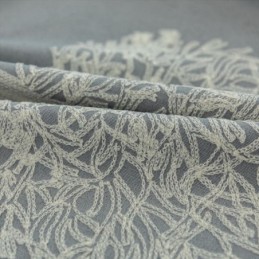 Nordisk Linnegardin Måttbeställd Gardinträd Broderat För Vardagsrum/Sovrum