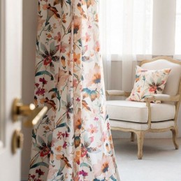 Växtmönstergardiner Måttbeställda Gardiner Värmeisolerande Mörkläggningsgardiner För Vardagsrum Och Sovrum