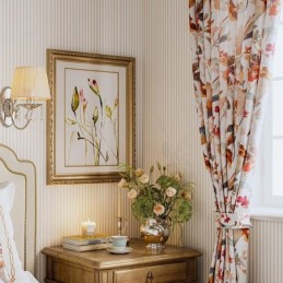 Växtmönstergardiner Måttbeställda Gardiner Värmeisolerande Mörkläggningsgardiner För Vardagsrum Och Sovrum