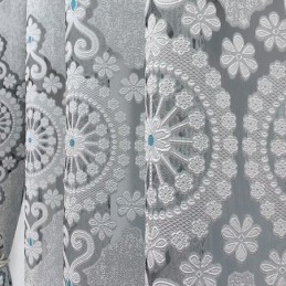 Europeiska Broderade Gardiner Mörkläggningsgardiner Måttbeställda Gardiner För Vardagsrum/Sovrum