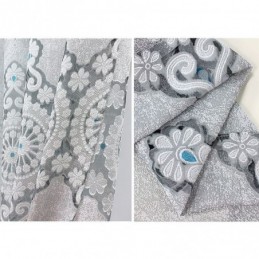 Europeiska Broderade Gardiner Mörkläggningsgardiner Måttbeställda Gardiner För Vardagsrum/Sovrum