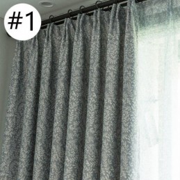 Måttbeställda Gardiner, Amerikanska Mörkläggningsgardiner Med Lövmönster