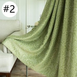 Måttbeställda Gardiner, Amerikanska Mörkläggningsgardiner Med Lövmönster