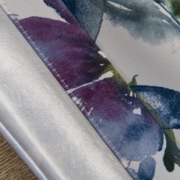 Måttbeställd Gardin Blommigt Tryck Amerikanska Halvmörkläggningsgardiner