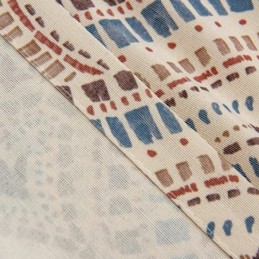 Mörkläggningsgardiner I Polycotton Med Tryck, Amerikanskt Vintagemönster