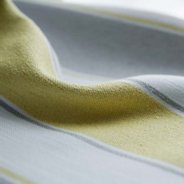 Nordisk Modern Jacquardgardin Måttbeställd Gardin Kontrastränder Vardagsrum Sovrum Arbetsrum Tyg