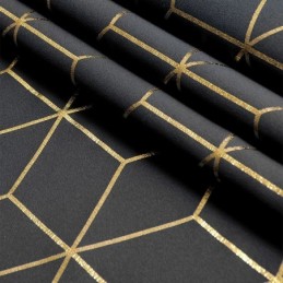 Mörkläggningsgardin Måttbeställd Gardin Geometrisk Bronsfärgad Nordisk Stil För Vardagsrum/Sovrum