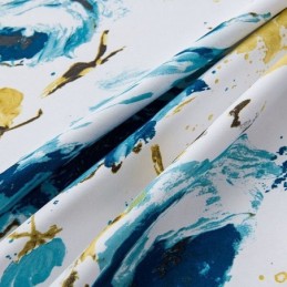 Mörkläggningsgardiner I Blommig Nordisk Stil För Vardagsrum/Sovrum