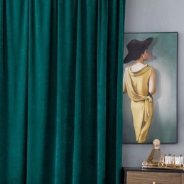 Mörkläggningsgardiner I Chenille I Enfärgat Nordiskt Mönster För Vardagsrum Och Sovrum