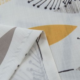 Miljöskyddande Mörkläggningsgardin Måttbeställd Gardin Amerikansk Stil Lövtryck Rum Mörkläggningsgardin Sovrum